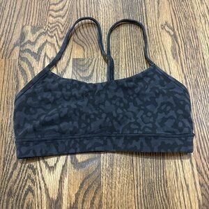 lululemon athletica Black Leopard Sports Bra
